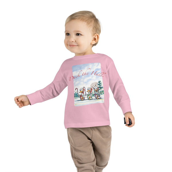 Ducks in a Row Toddler Long Sleeve Tee