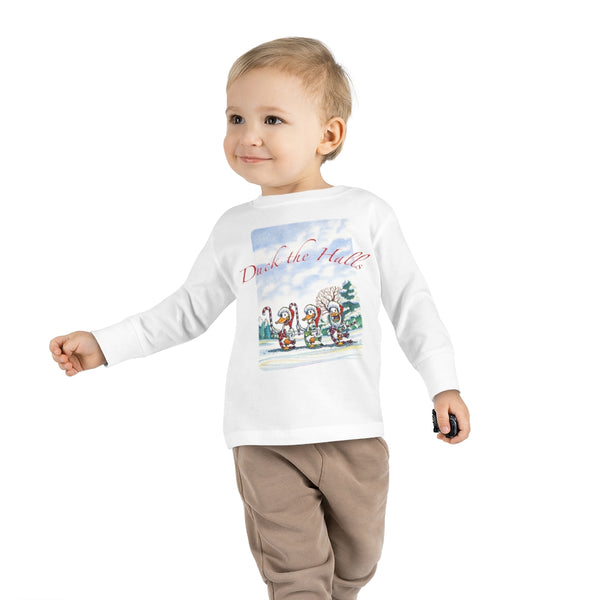 Ducks in a Row Toddler Long Sleeve Tee