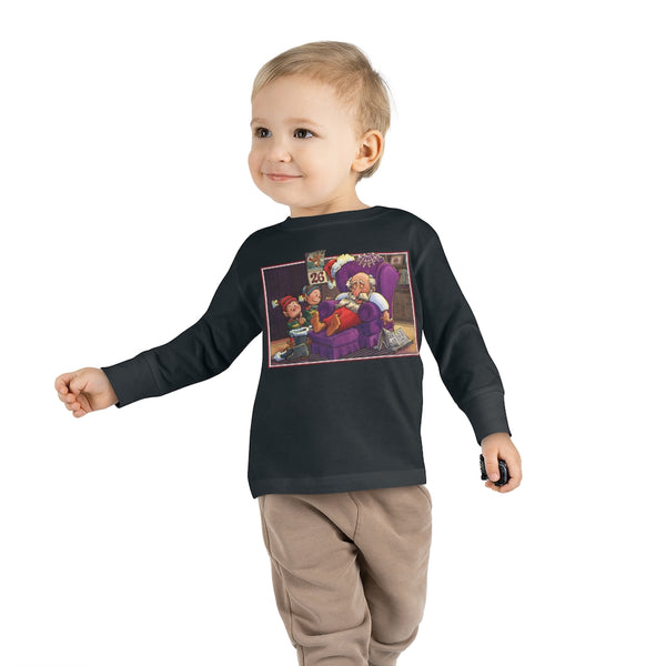 Santa Dec. 26th Toddler Long Sleeve Tee