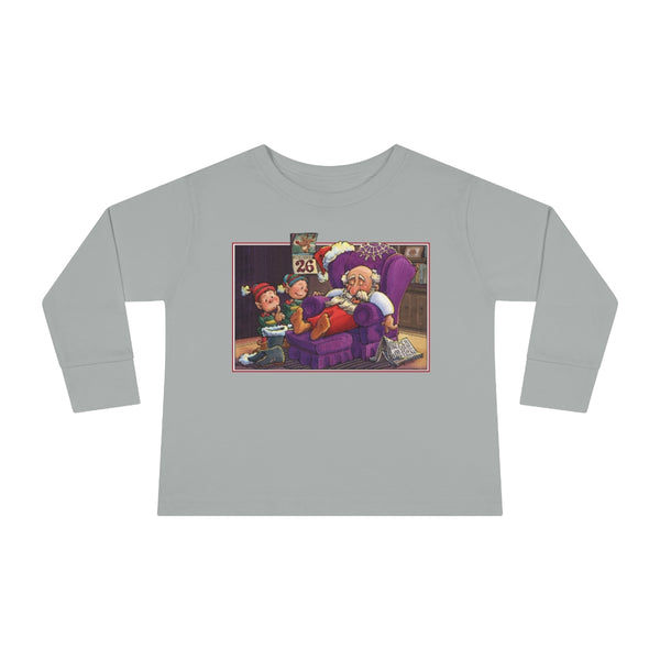 Santa Dec. 26th Toddler Long Sleeve Tee