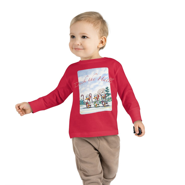 Ducks in a Row Toddler Long Sleeve Tee