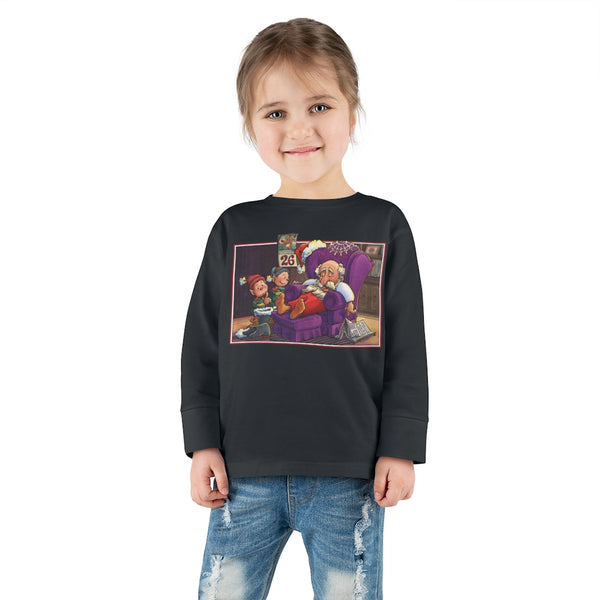 Santa Dec. 26th Toddler Long Sleeve Tee