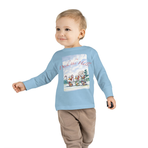 Ducks in a Row Toddler Long Sleeve Tee