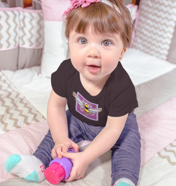 Happy Hornet Baby short sleeve one piece