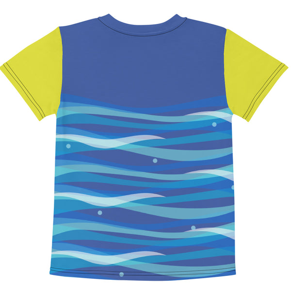 Suferceratops all over Kids crew neck t-shirt