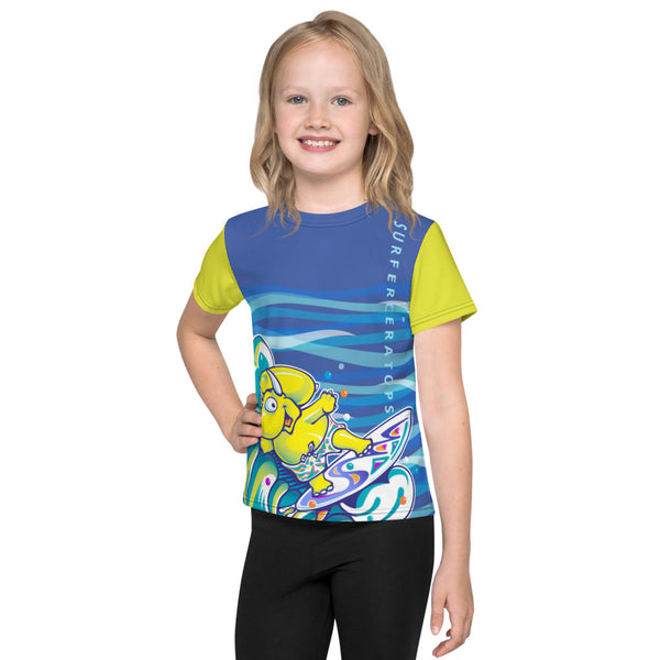 Suferceratops all over Kids crew neck t-shirt