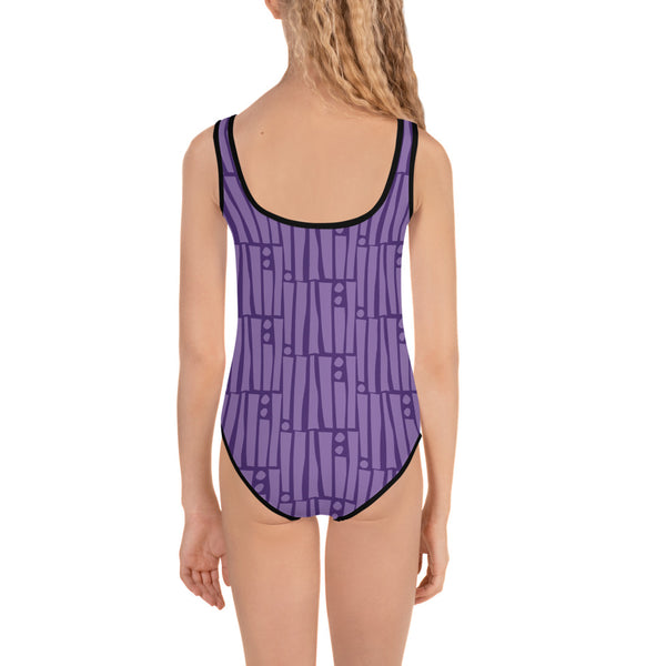 Surferceratops All-Over Print Kids Swimsuit