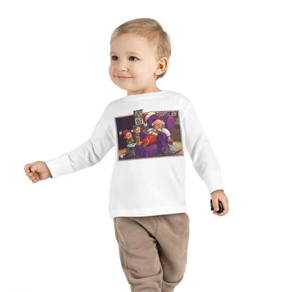 Santa Dec. 26th Toddler Long Sleeve Tee