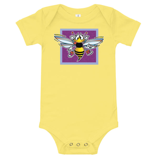 Happy Hornet Baby short sleeve one piece