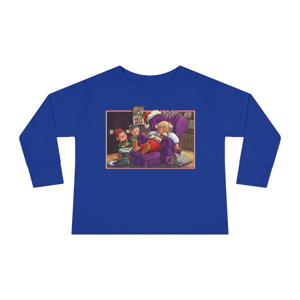 Santa Dec. 26th Toddler Long Sleeve Tee