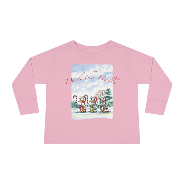 Ducks in a Row Toddler Long Sleeve Tee