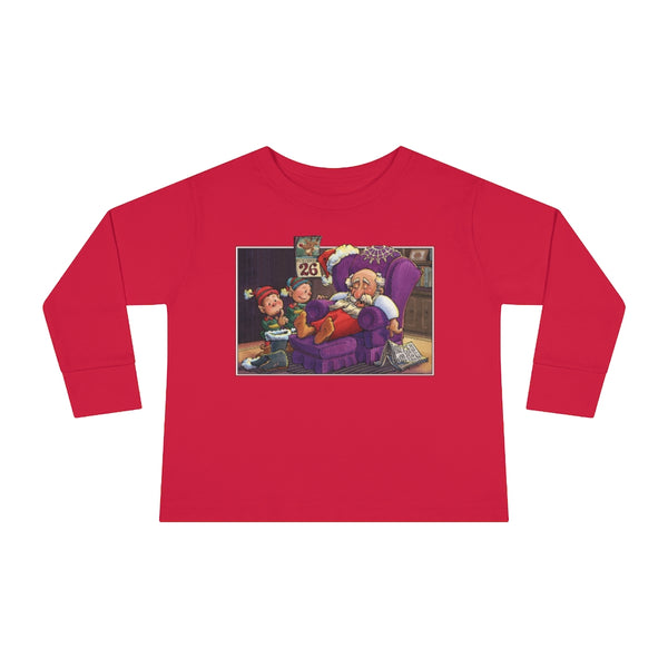 Santa Dec. 26th Toddler Long Sleeve Tee