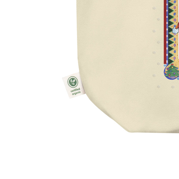 Snowman Umbrella Christmas Eco Tote Bag