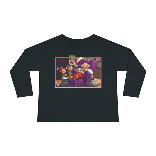 Santa Dec. 26th Toddler Long Sleeve Tee