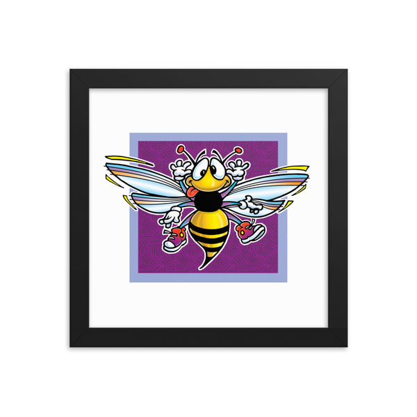 Happy Hornet Framed poster