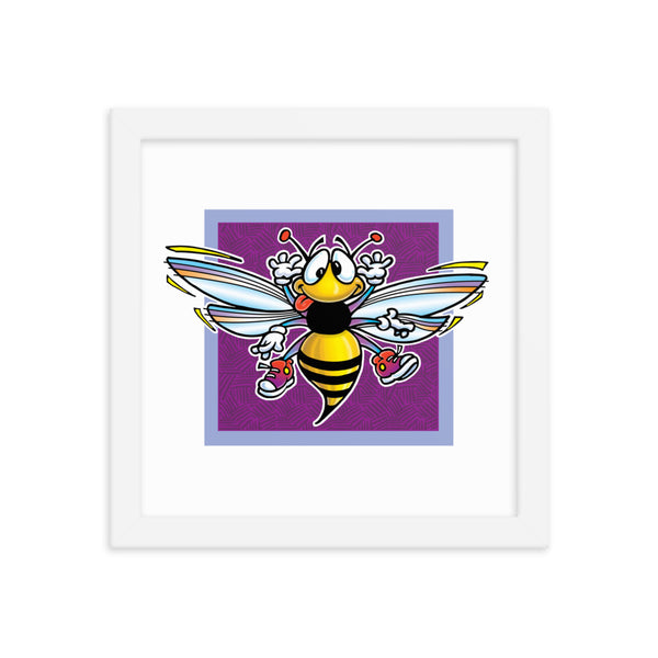 Happy Hornet Framed poster