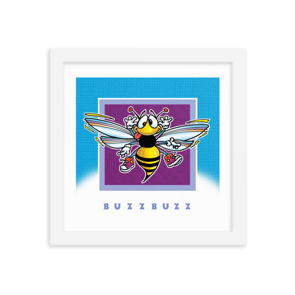 Happy Hornet Buzz Buzz Framed poster