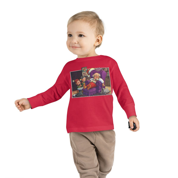 Santa Dec. 26th Toddler Long Sleeve Tee