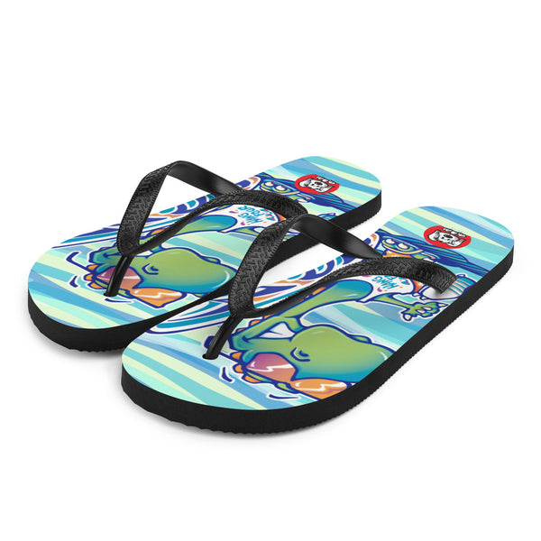 Kahunasaurus Flip-Flops
