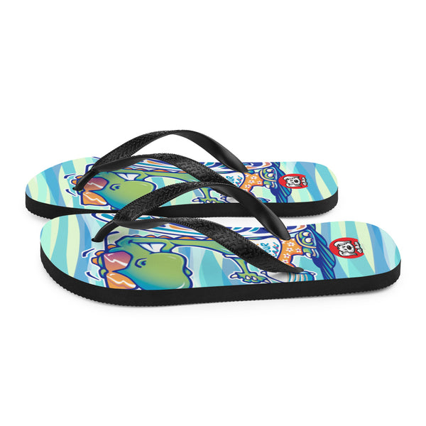 Kahunasaurus Flip-Flops