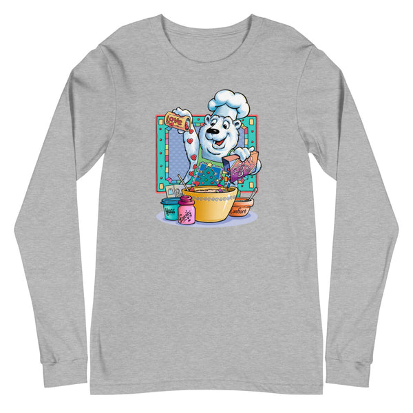 Bear Chef Christmas Unisex Long Sleeve Tee
