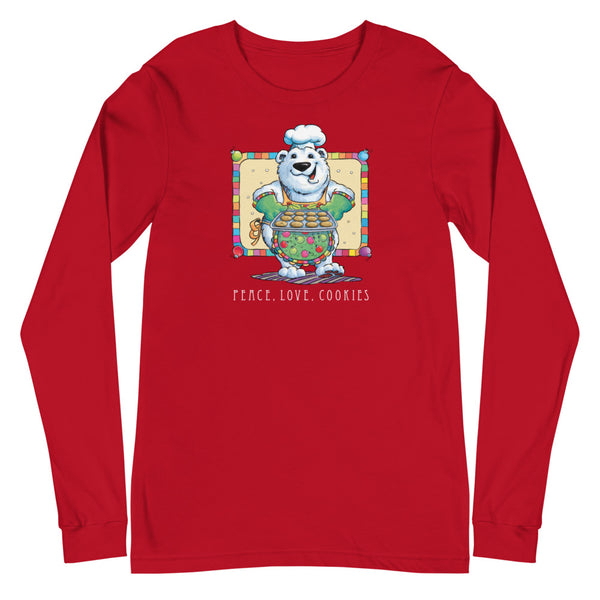 Bear Cookies Christmas Unisex Long Sleeve Tee