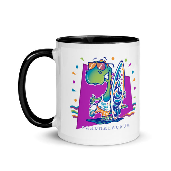 Kahunasaurus Mug with Color Inside