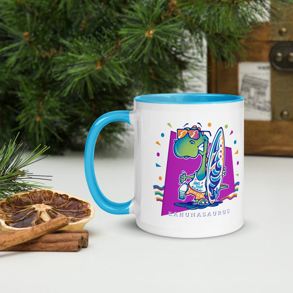 Kahunasaurus Mug with Color Inside