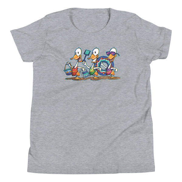 Beach Ducks Youth Short Sleeve T-Shirt