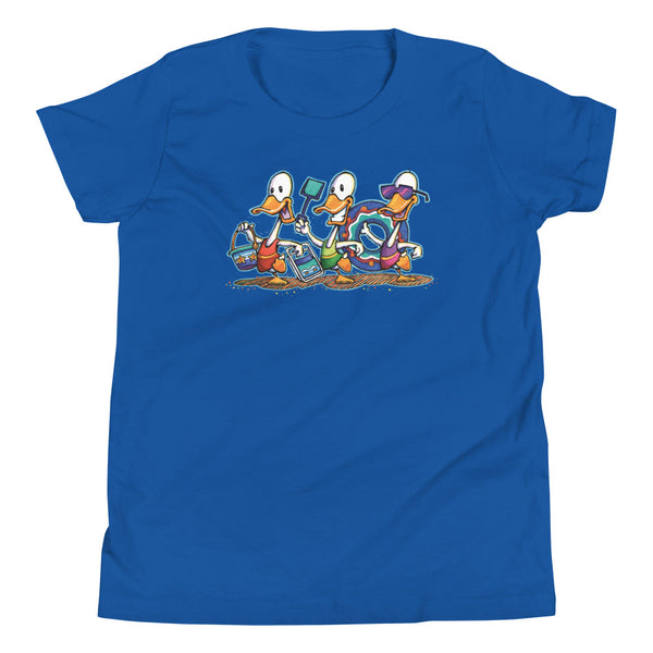 Beach Ducks Youth Short Sleeve T-Shirt