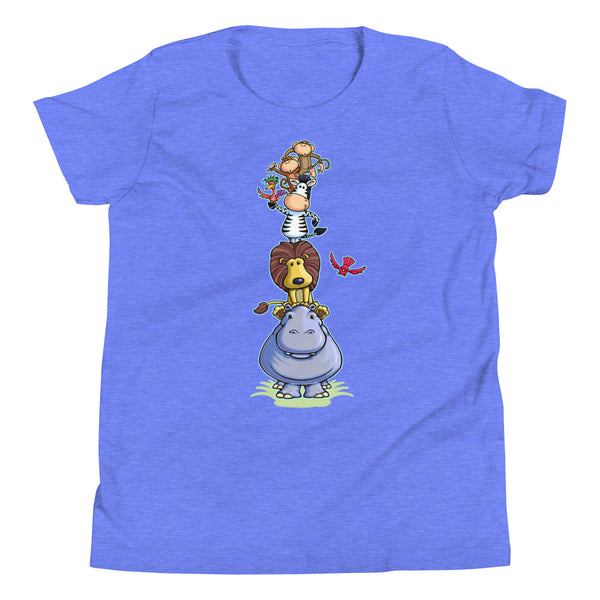 Animal Tower Youth Short Sleeve T-Shirt