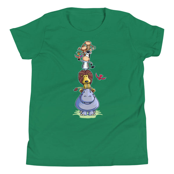 Animal Tower Youth Short Sleeve T-Shirt