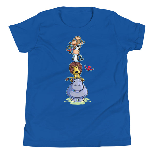 Animal Tower Youth Short Sleeve T-Shirt